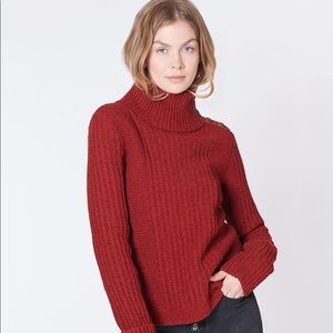 Veronica Beard Lucille Sweater- Red 100% Lambswool